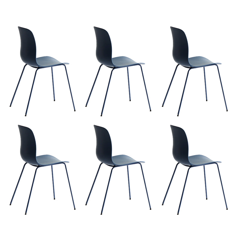 Silla lateral de cafetería industrial, acabado mate, parte trasera sólida, silla de comedor