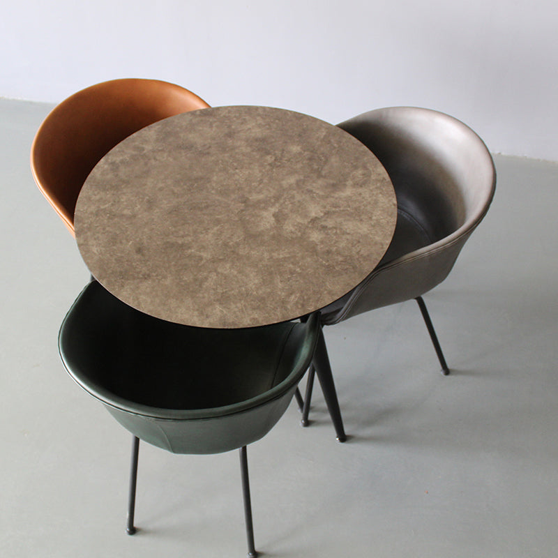 Sillón industrial para sala de reuniones con acabado mate y respaldo sólido (juego de 2)