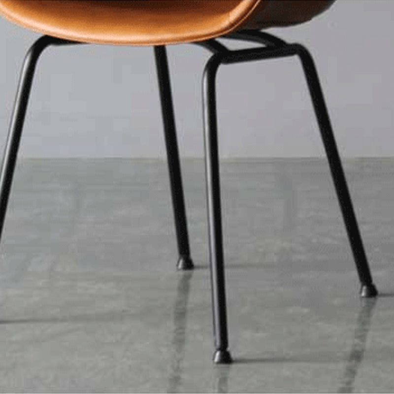 Sillón industrial para sala de reuniones con acabado mate y respaldo sólido (juego de 2)