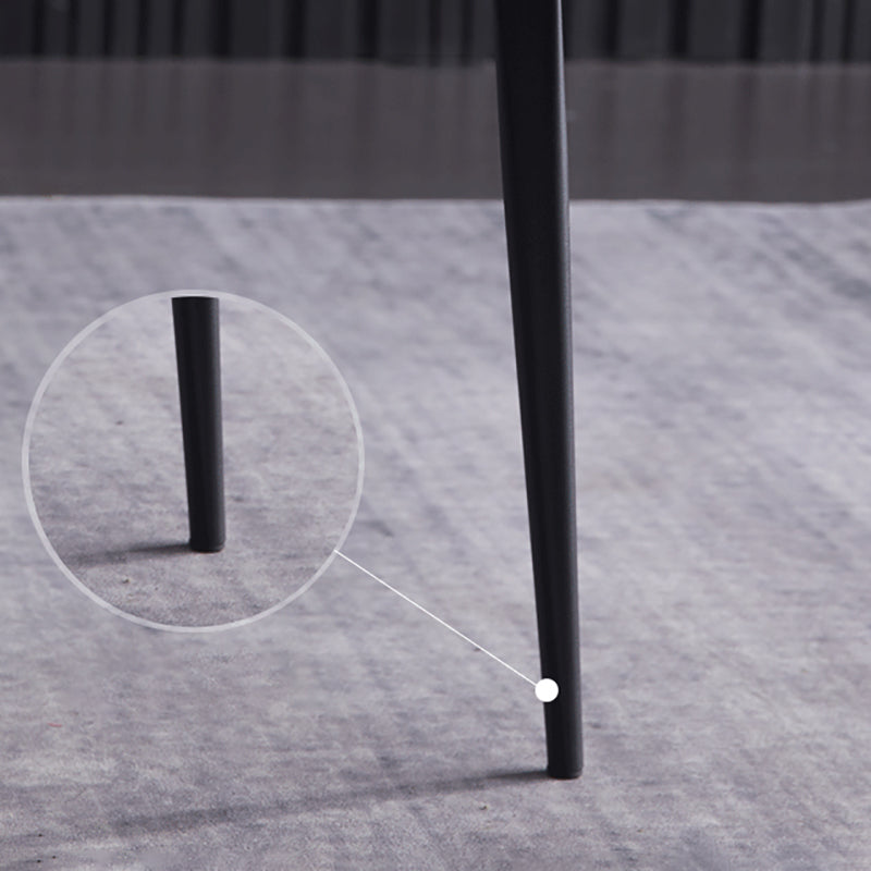 Silla Parsons de comedor de metal contemporáneo sin brazos para uso en restaurantes (juego de 2)