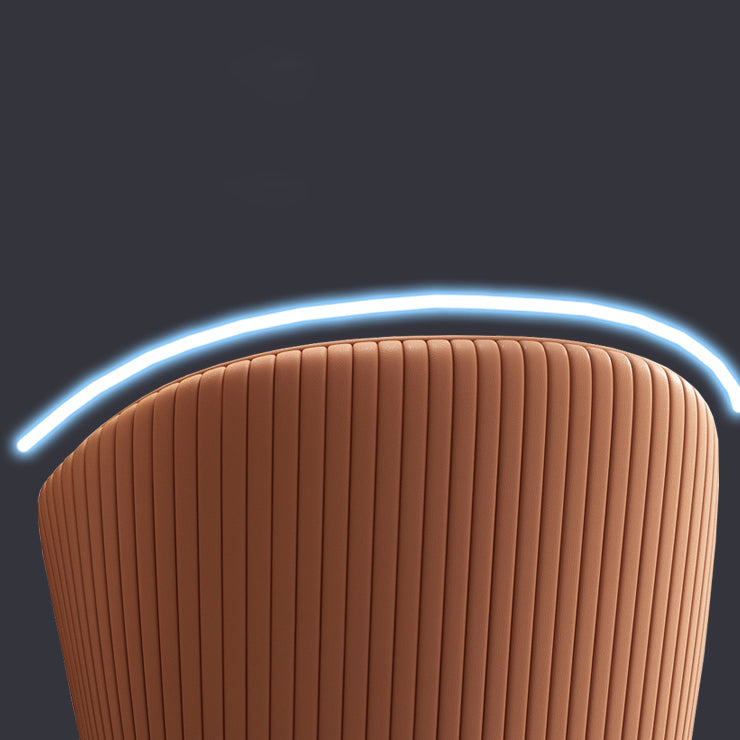 Silla auxiliar escandinava de interior tapizada con respaldo de madera para comedor (juego de 2)