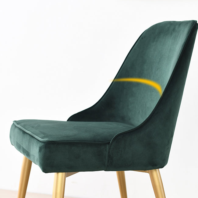 Sedia da ristorante imbottita glam sedia da pranzo con finitura opaca