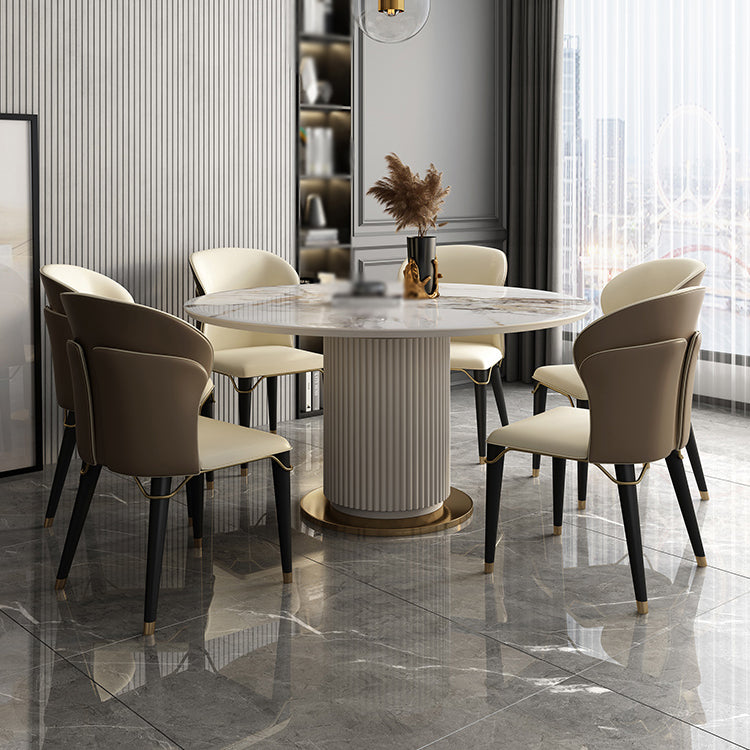 Sillas sin brazos de comedor de madera Glam, sillón con respaldo para uso en restaurantes