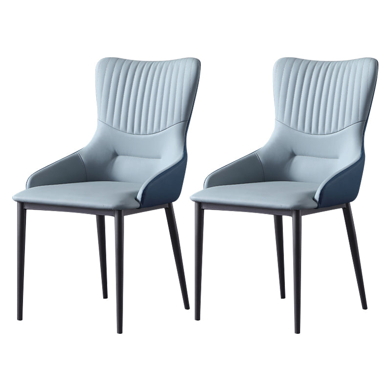 Silla de comedor de metal moderna, silla de comedor tapizada de tela de lino para uso en restaurantes
