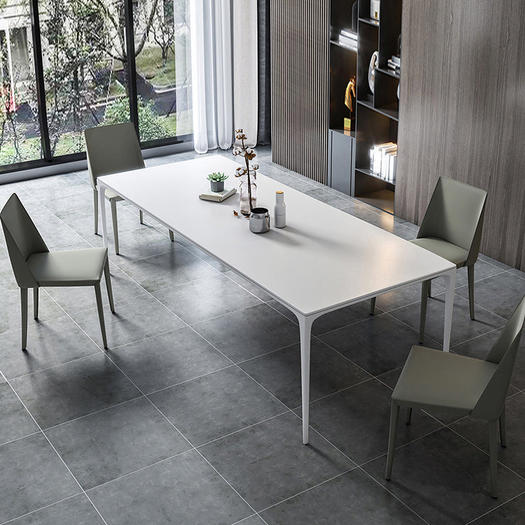 Simplicity Sintered Stone Rectangle Table 4 Legs Base Table for Home