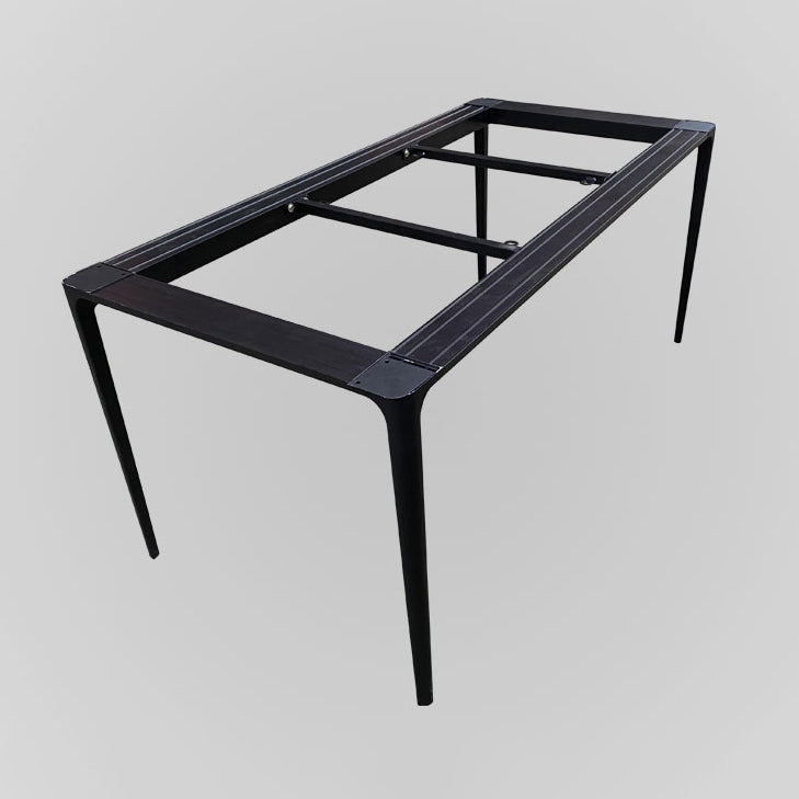 Sintered Stone White Esstisch Industrial 4 -Bein Tisch für Esszimmer