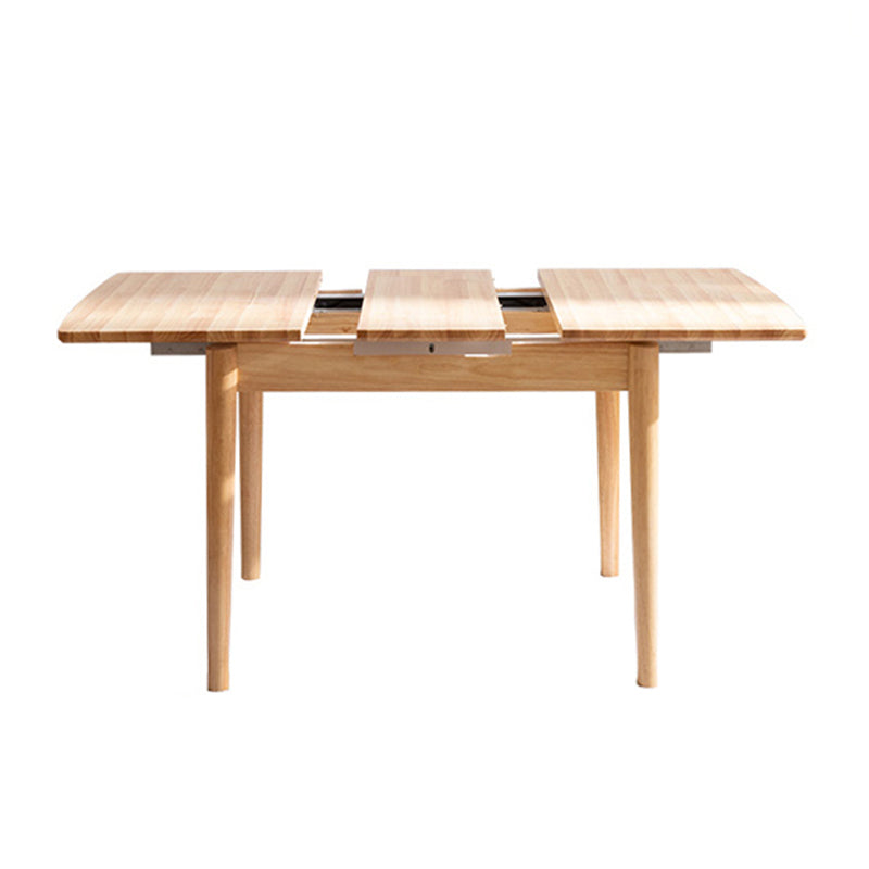 Moderner Stil eines Esstischs Rechteck fester Holz-Tropfen-Blatt-Tisch mit 4 Beinen
