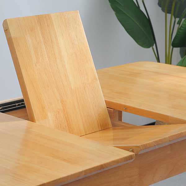 Moderner Stil eines Esstischs Rechteck fester Holz-Tropfen-Blatt-Tisch mit 4 Beinen