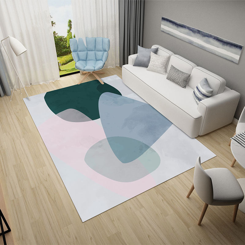 Alfombra moderna de la alfombra moderna de poliéster de poliéster alfombras de alfombra resistente a la alfombra para decoración del hogar