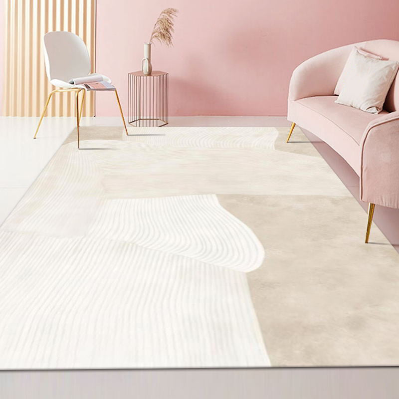 Alfombra gráfica de alfombra de poliéster gris moderno alfombra de respaldo sin deslizamiento para la decoración del hogar