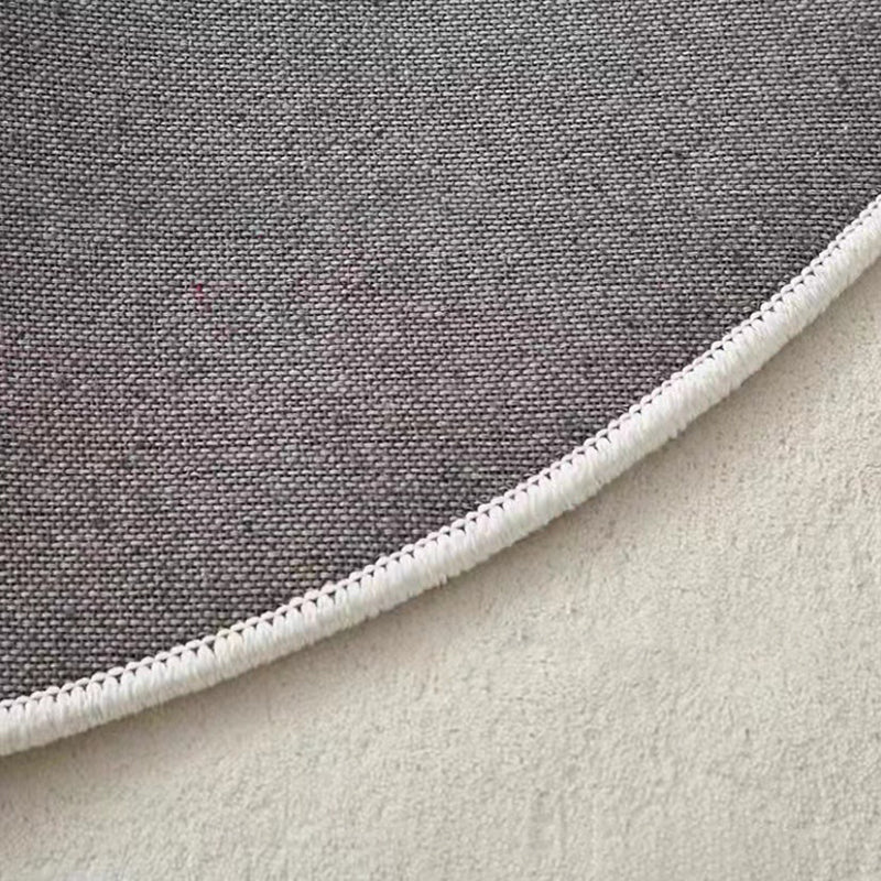 Light Brown Modern Rug Polyester Color Block Rug Washable Rug for Living Room