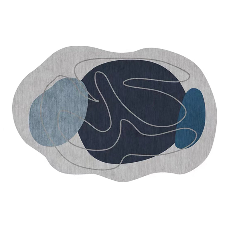 Alfombra casual de color marrón claro alfombra novedosa de poliéster alfombra lavable para sala de estar