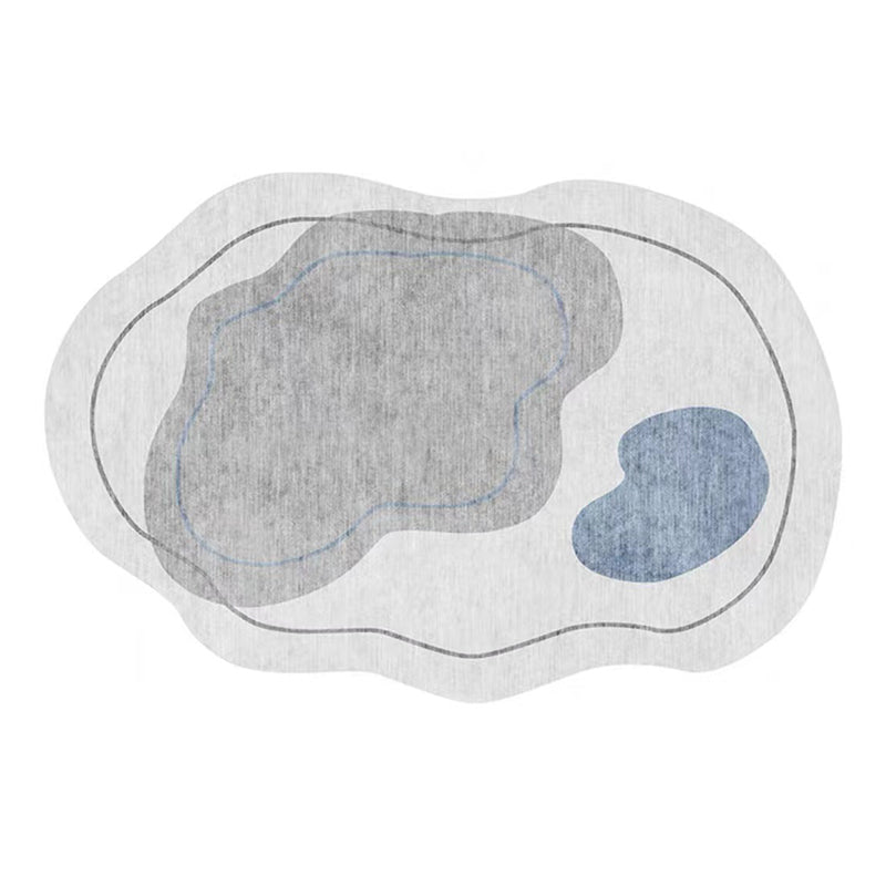 Alfombra casual de color marrón claro alfombra novedosa de poliéster alfombra lavable para sala de estar