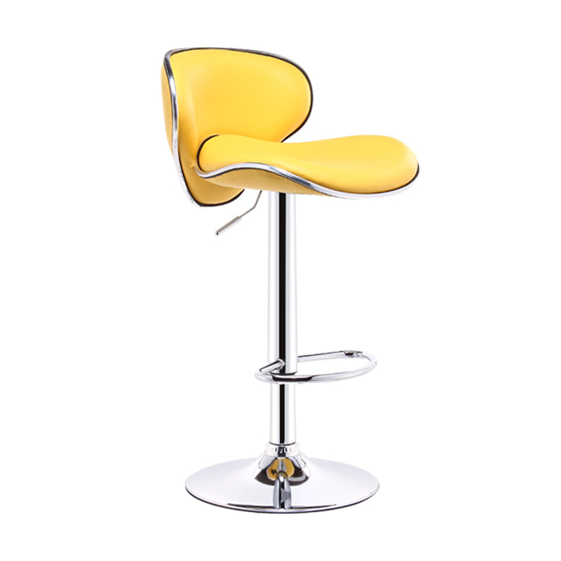 Indoor Nordic Bar Stool Adjustable Height Swivel Armless Stool