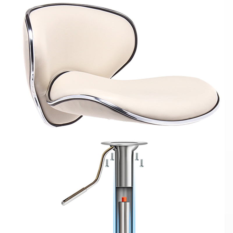 Indoor Nordic Bar Stool Adjustable Height Swivel Armless Stool