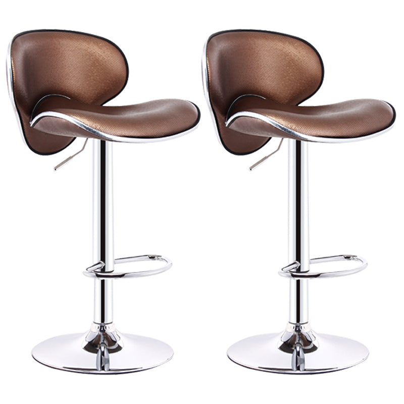 Indoor Nordic Bar Stool Adjustable Height Swivel Armless Stool