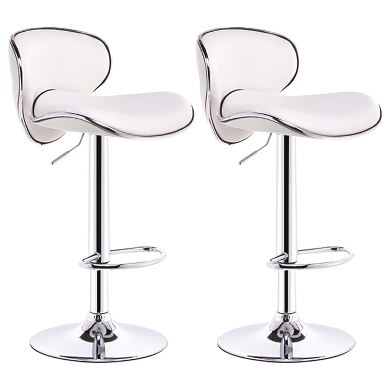 Indoor Nordic Bar Stool Adjustable Height Swivel Armless Stool