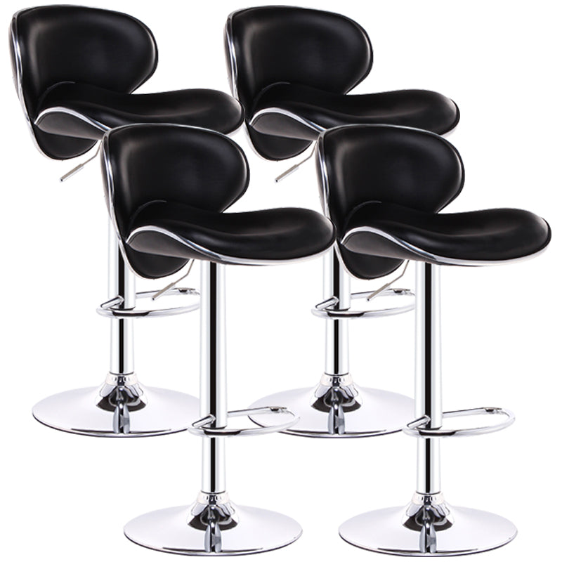 Indoor Nordic Bar Stool Adjustable Height Swivel Armless Stool