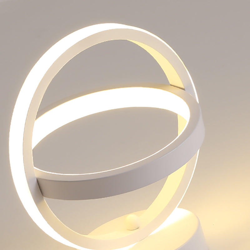 Metal Geometric Ceiling Lamp Fixture Simplicity Style LED Ceiling Mounted Light