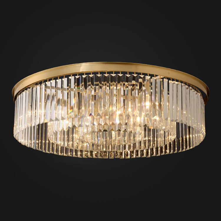 Illuminazione a soffitto in cristallo multitesta Plafoniere moderne da incasso