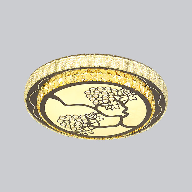Plafoniere moderne da incasso Illuminazione a soffitto a LED in cristallo per soggiorno