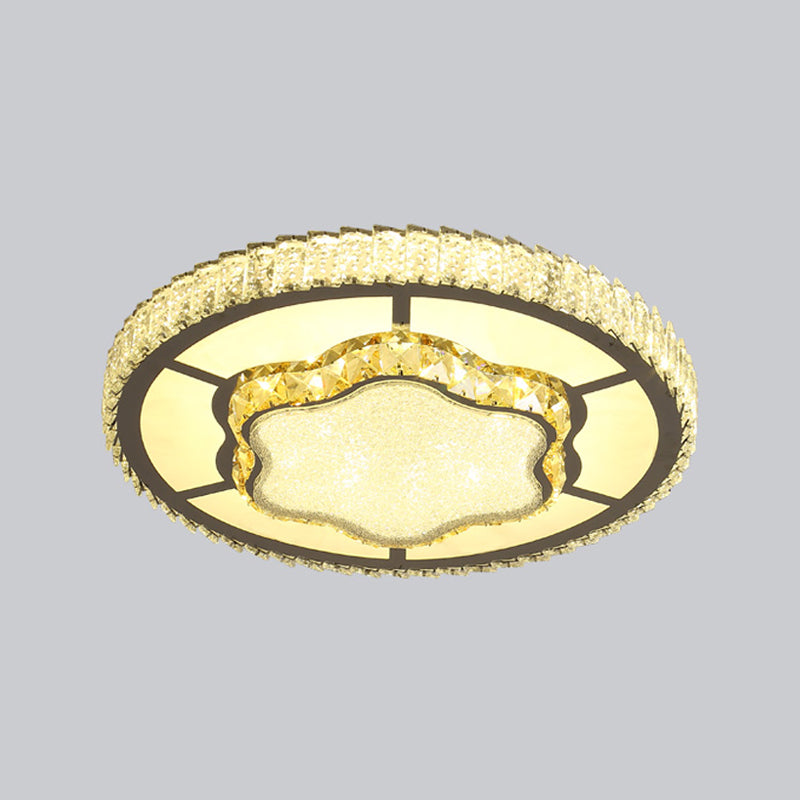 Plafoniere moderne da incasso Illuminazione a soffitto a LED in cristallo per soggiorno