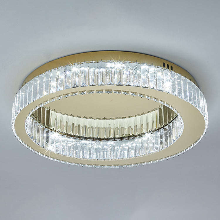 Luces de techo empotradas modernas doradas, iluminación LED de montaje en techo para sala de estar