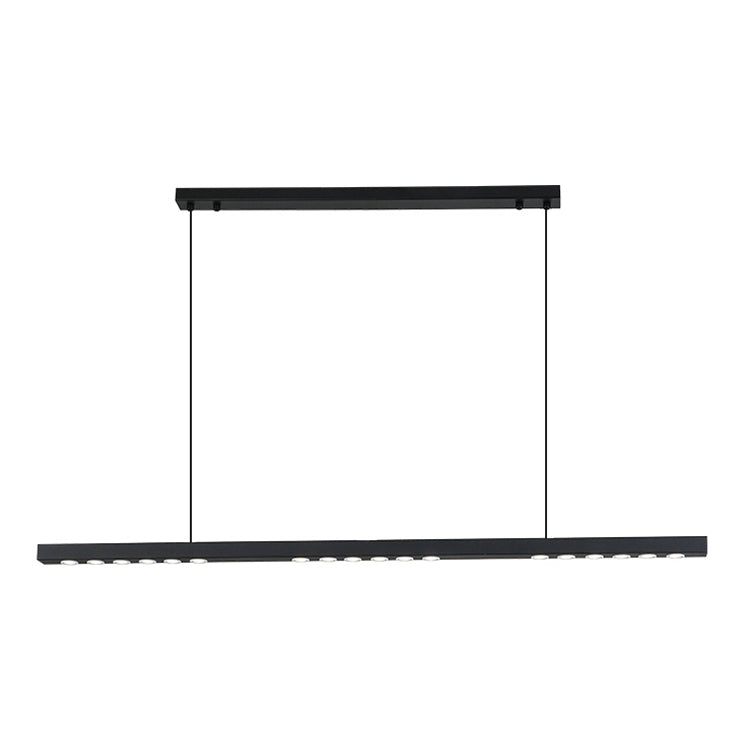 Lumière de lustre à bande longue à bande passante moderne pour salle à manger de cuisine