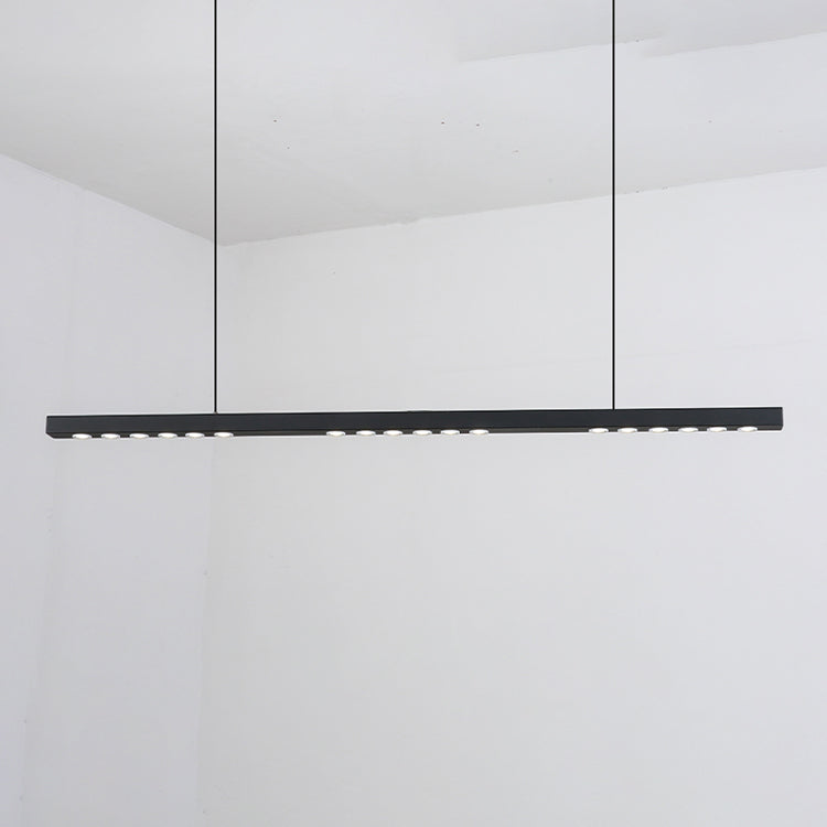 Lumière de lustre à bande longue à bande passante moderne pour salle à manger de cuisine