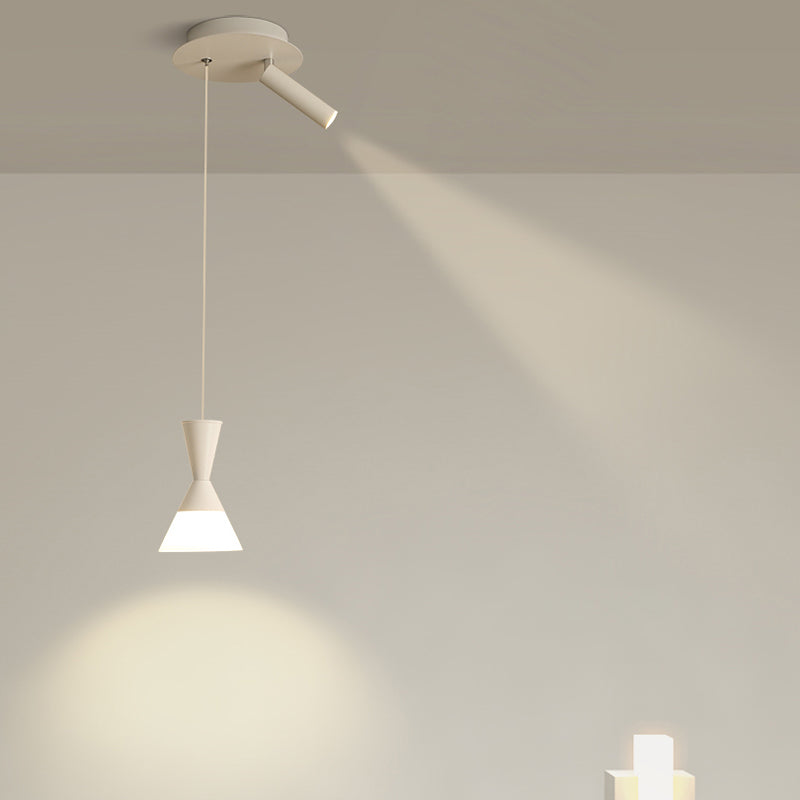 Éclairage nordique de petit pendentif blanc