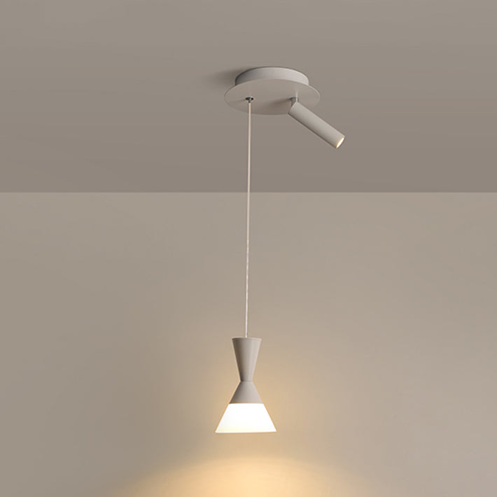 Éclairage nordique de petit pendentif blanc