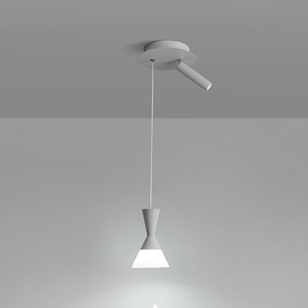 Éclairage nordique de petit pendentif blanc