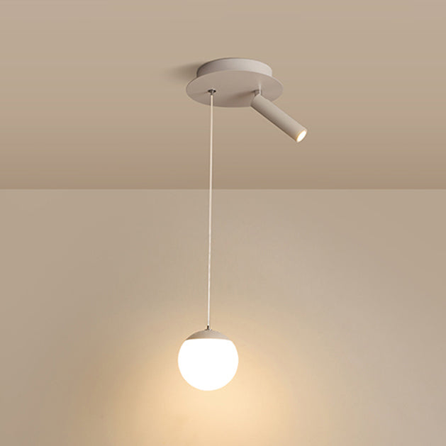 Éclairage nordique de petit pendentif blanc