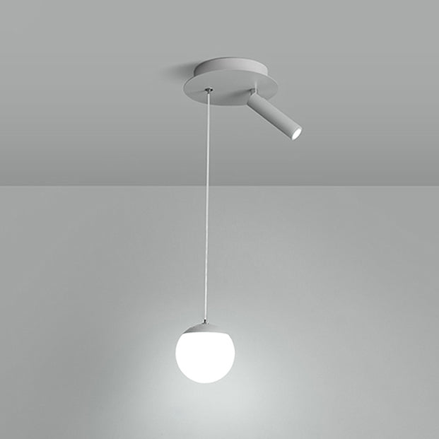 Éclairage nordique de petit pendentif blanc