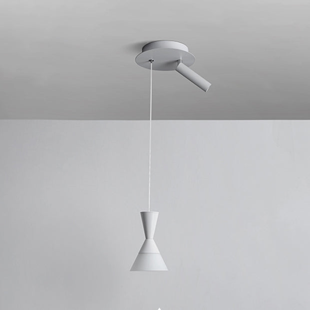 Éclairage nordique de petit pendentif blanc