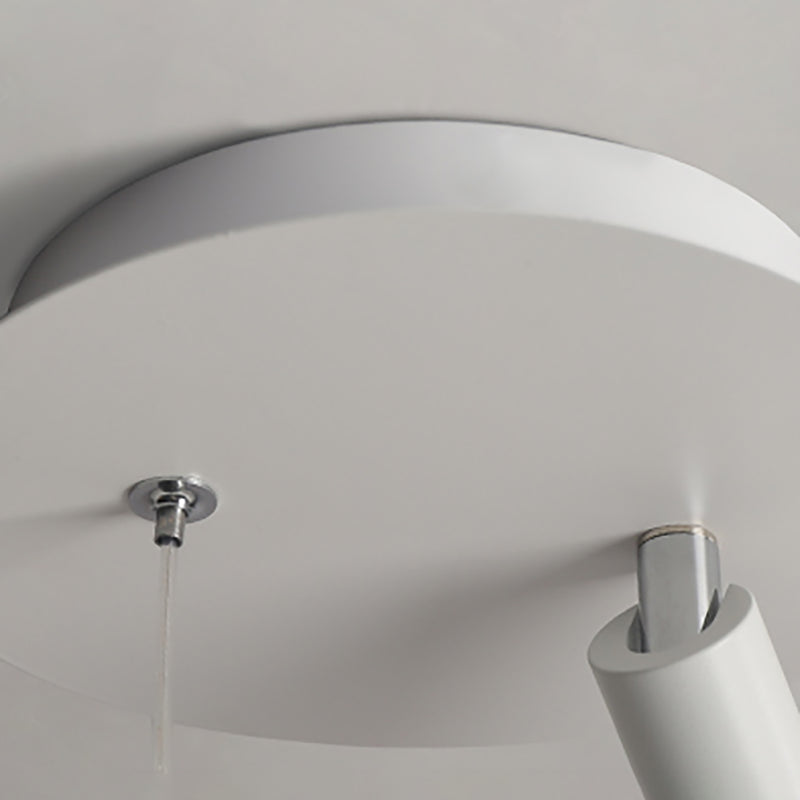 Éclairage nordique de petit pendentif blanc