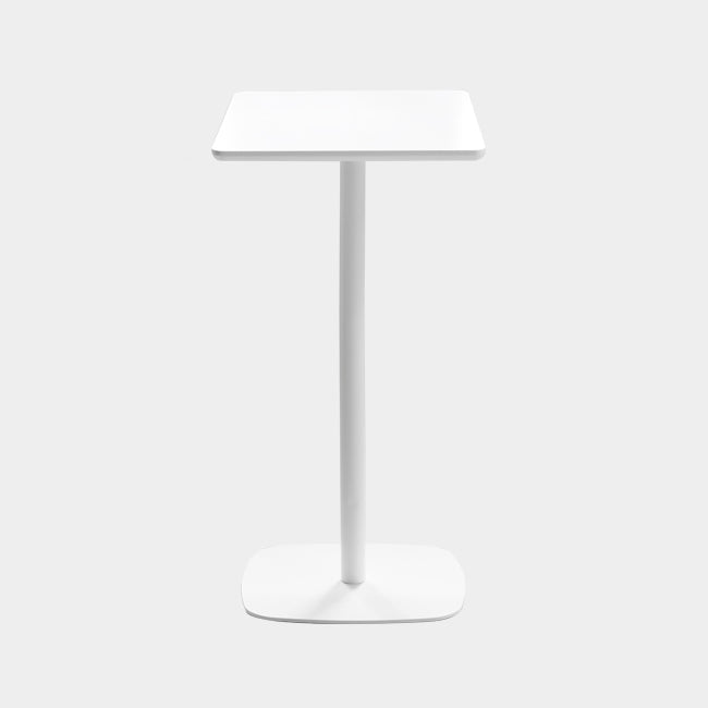 Mesa de barra de metal industrial Top 41.3 "H Table de bistro de pedestal para café