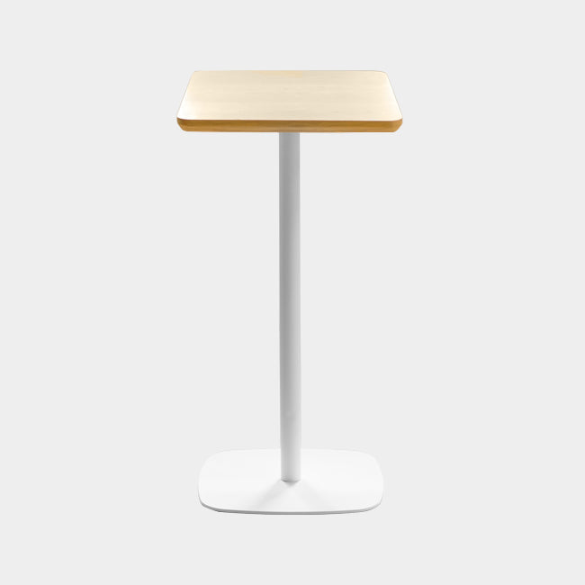 Mesa de barra de metal industrial Top 41.3 "H Table de bistro de pedestal para café