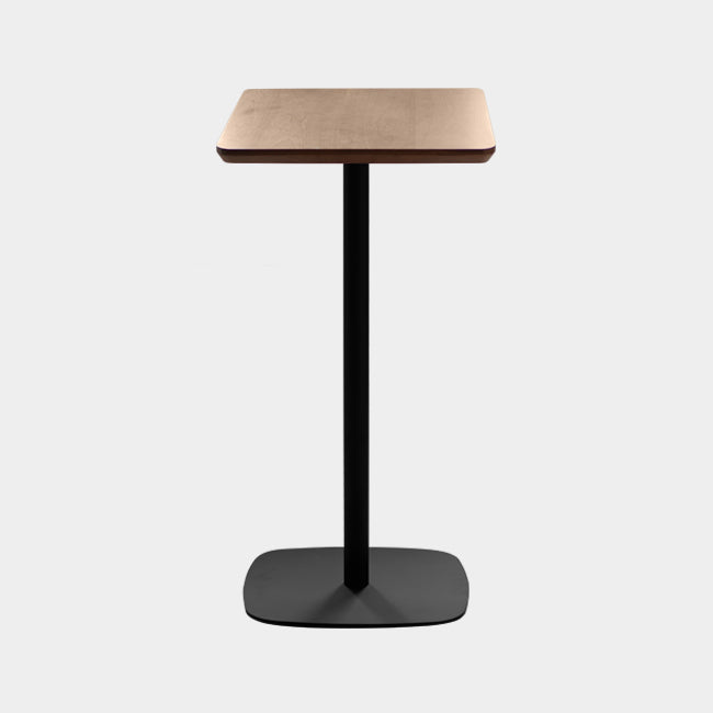 Mesa de barra de metal industrial Top 41.3 "H Table de bistro de pedestal para café