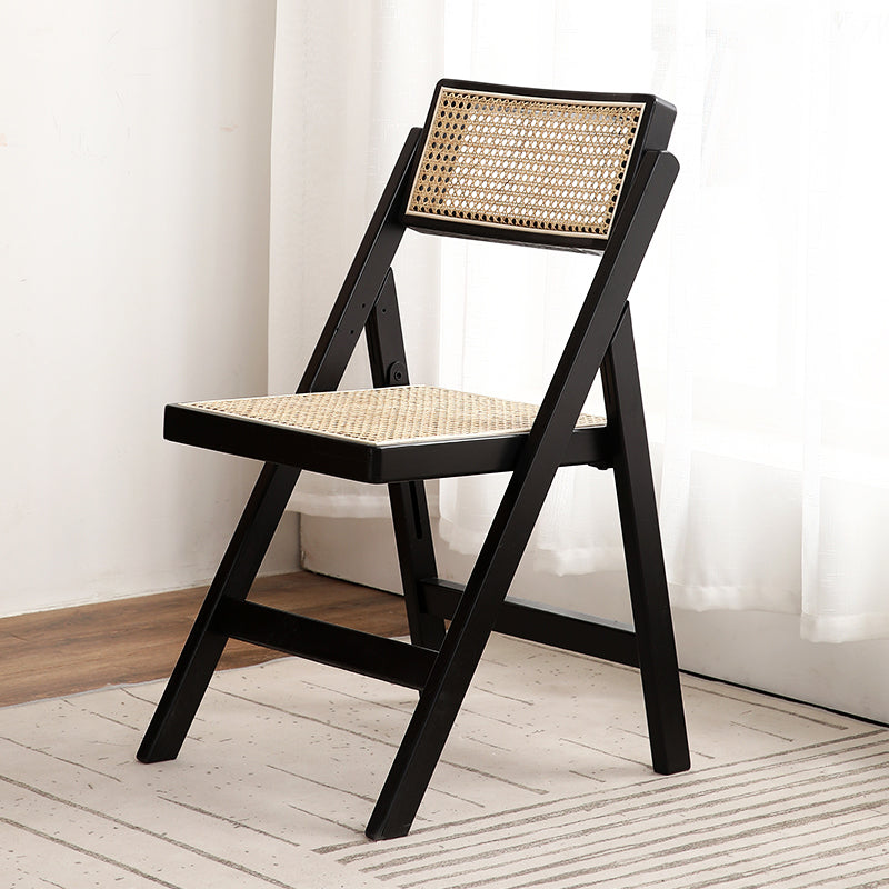 Eigentijdse stijl vouwstoel stoelloze open achterstoelen met houten benen