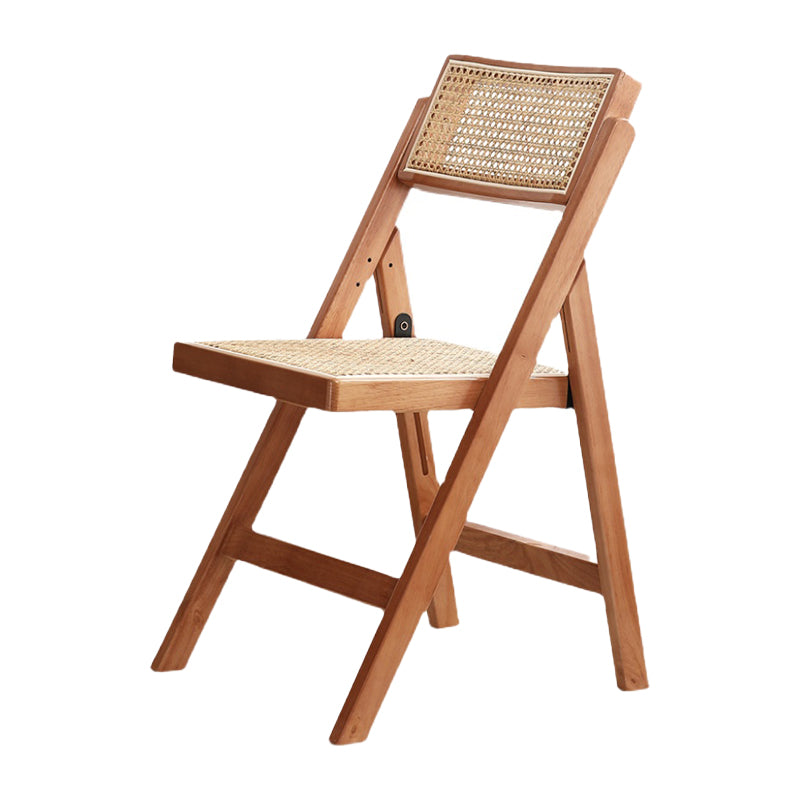 Eigentijdse stijl vouwstoel stoelloze open achterstoelen met houten benen