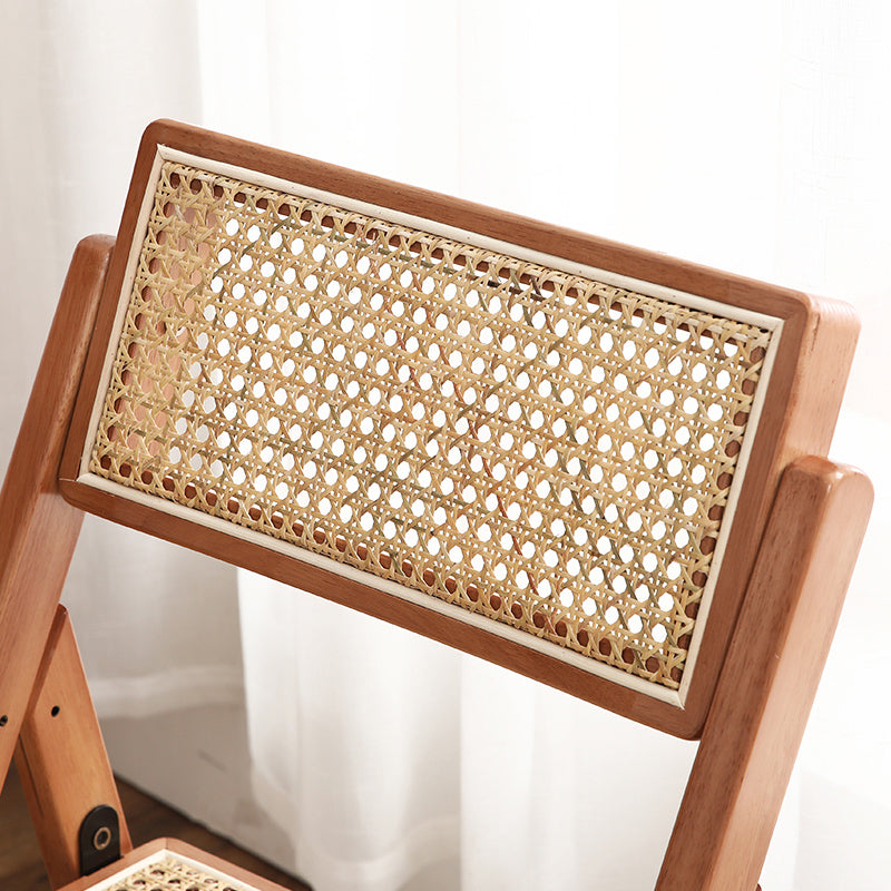 Eigentijdse stijl vouwstoel stoelloze open achterstoelen met houten benen