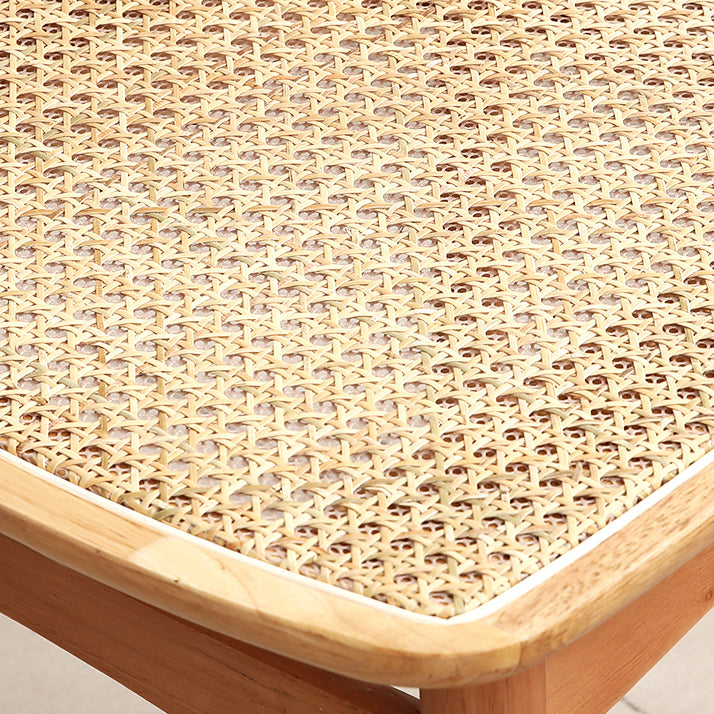 Sillas de comedor estilo moderno Sillas sin brazos con respaldo abierto y patas de madera