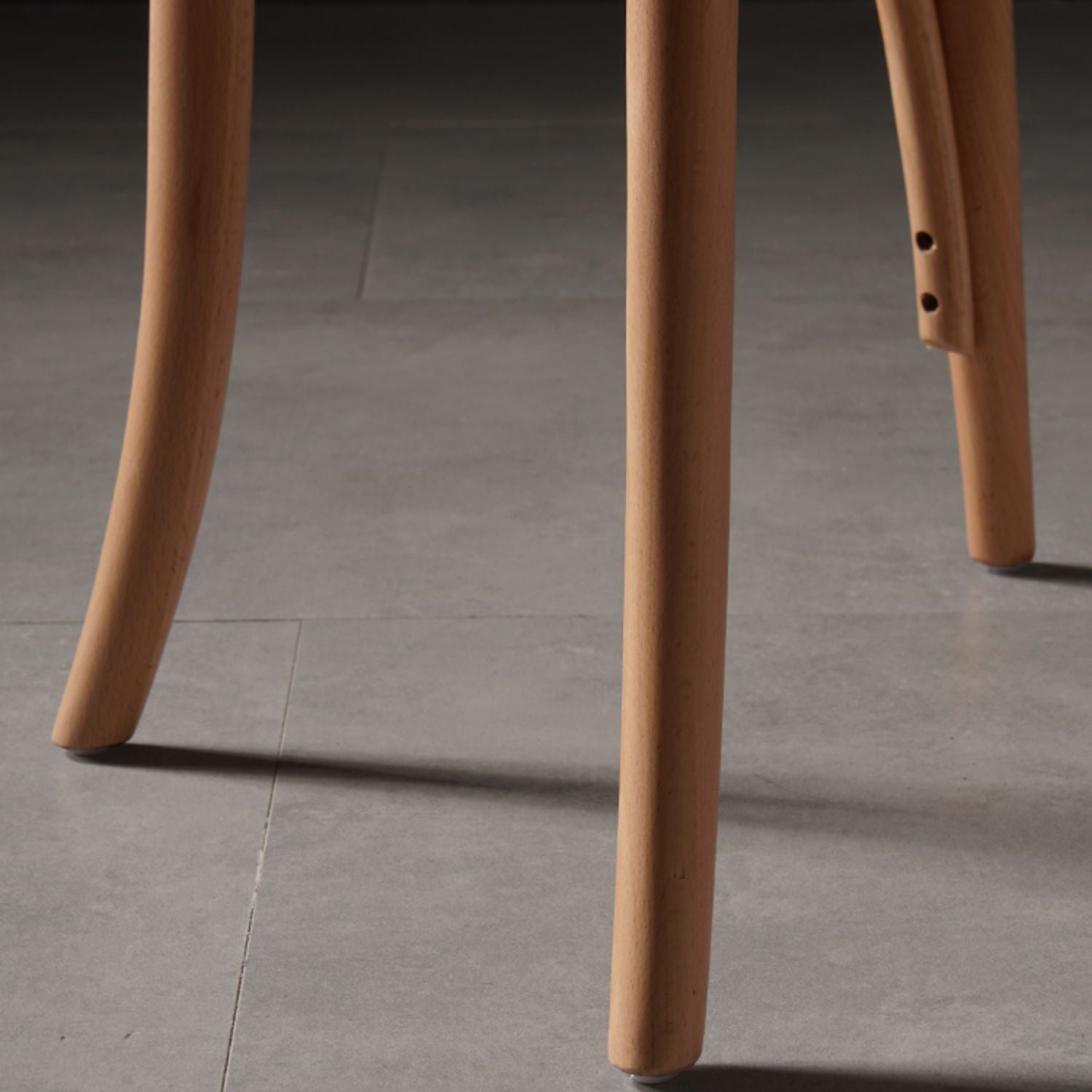Silla de comedor de estilo tradicional, silla lateral de comedor con respaldo Windsor de cocina de madera de ratán