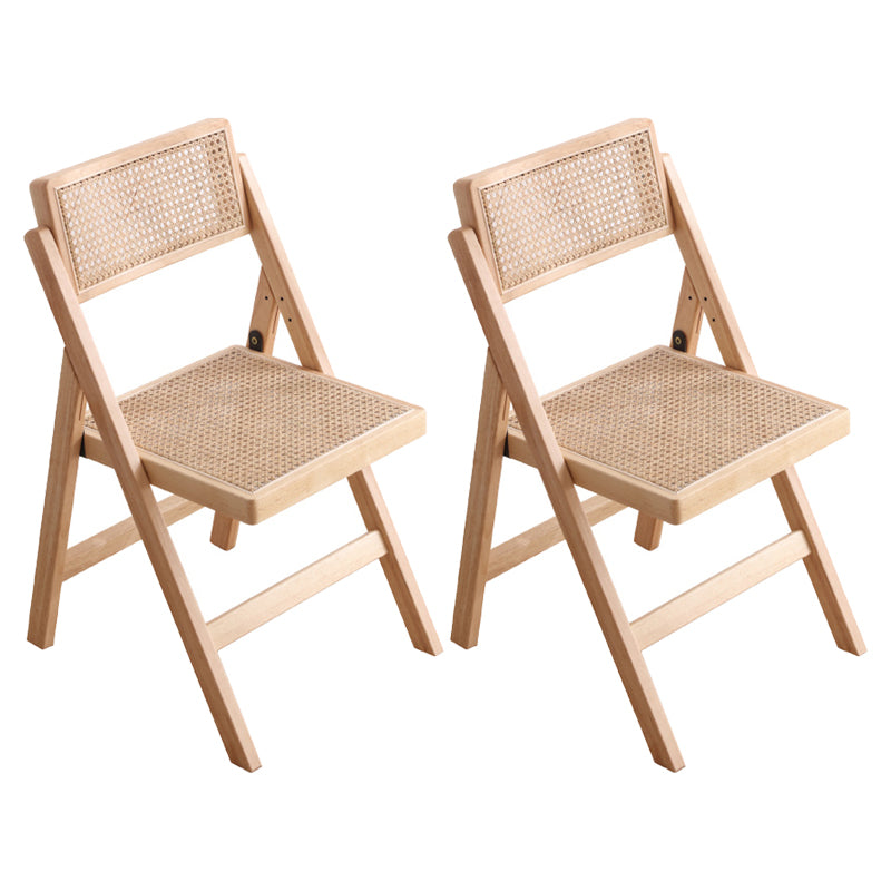 Silla de comedor de estilo escandinavo, silla de comedor de madera con respaldo abierto para restaurante