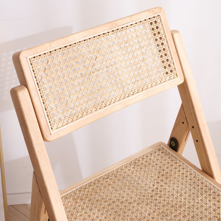 Silla de comedor de estilo escandinavo, silla de comedor de madera con respaldo abierto para restaurante