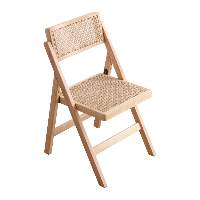 Silla de comedor de estilo escandinavo, silla de comedor de madera con respaldo abierto para restaurante