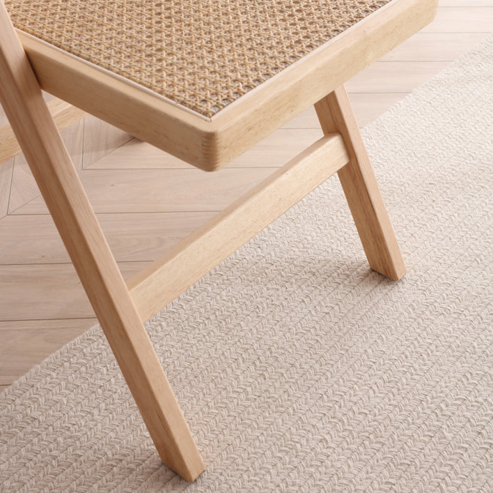 Silla de comedor de estilo escandinavo, silla de comedor de madera con respaldo abierto para restaurante