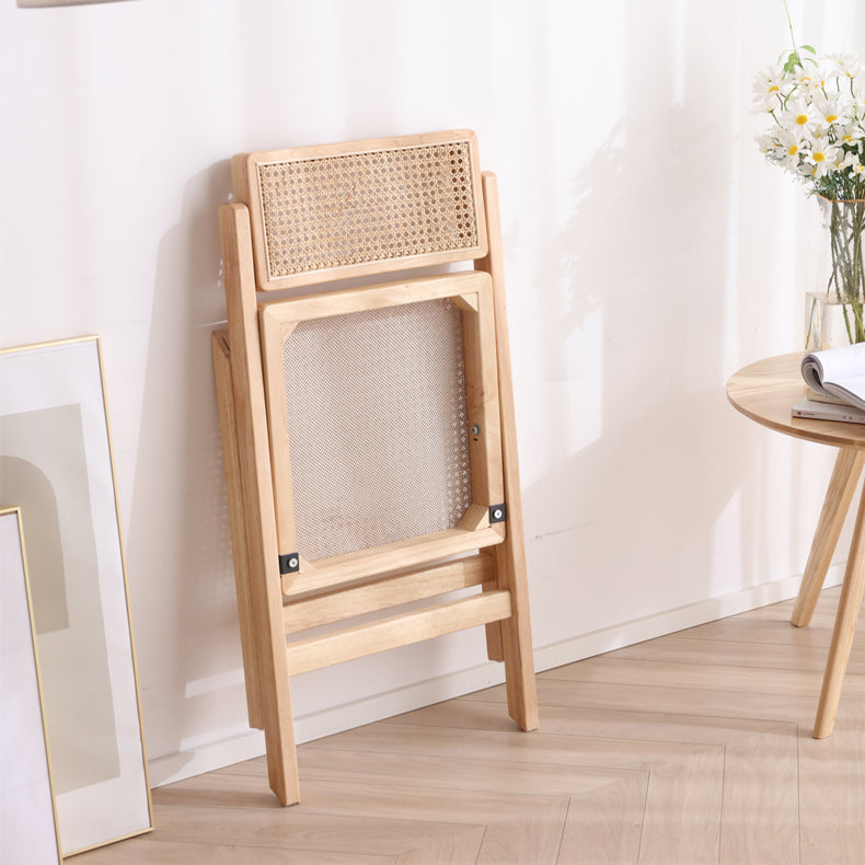 Silla de comedor de estilo escandinavo, silla de comedor de madera con respaldo abierto para restaurante
