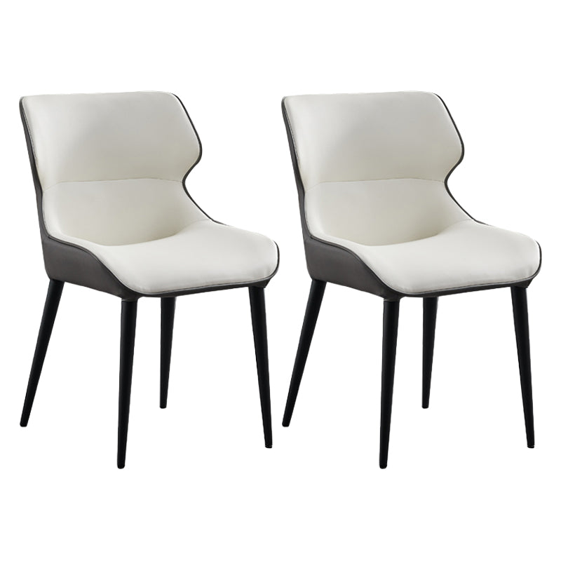 Silla de comedor de metal contemporánea, sillón orejero para uso en restaurantes